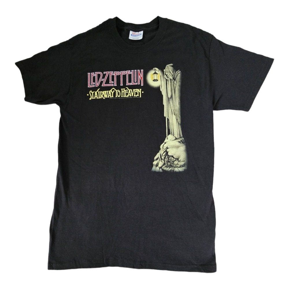 Led Zeppelin ZOSO Stairway To Heaven Rock Band T-Shirt Men's Small 2005